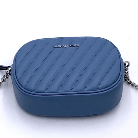 MICHAEL KORS ROSE SM OVAL CAMERA XBODY SKY BLUE - Picture 10 of 16